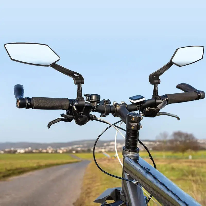 Wide-Angle Bike Rearview Mirror for Cycling Safety and Enhanced Vision