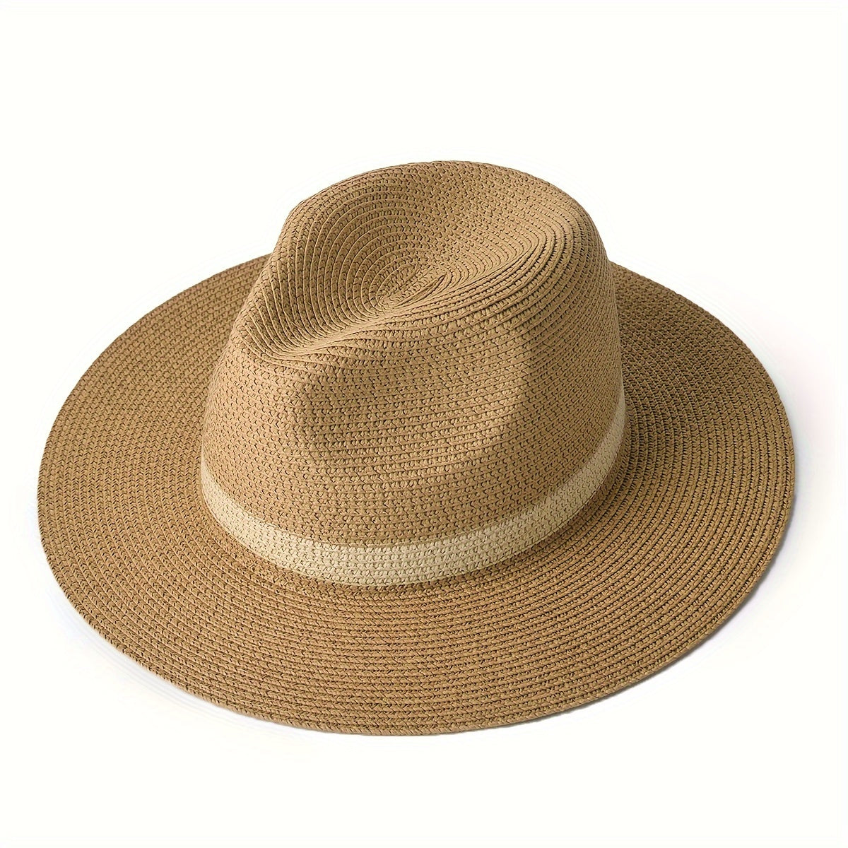 Wide-Brim Panama Hat - Stylish and Protective