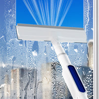Window Cleaning Tool with Spray and Telescopic Pole