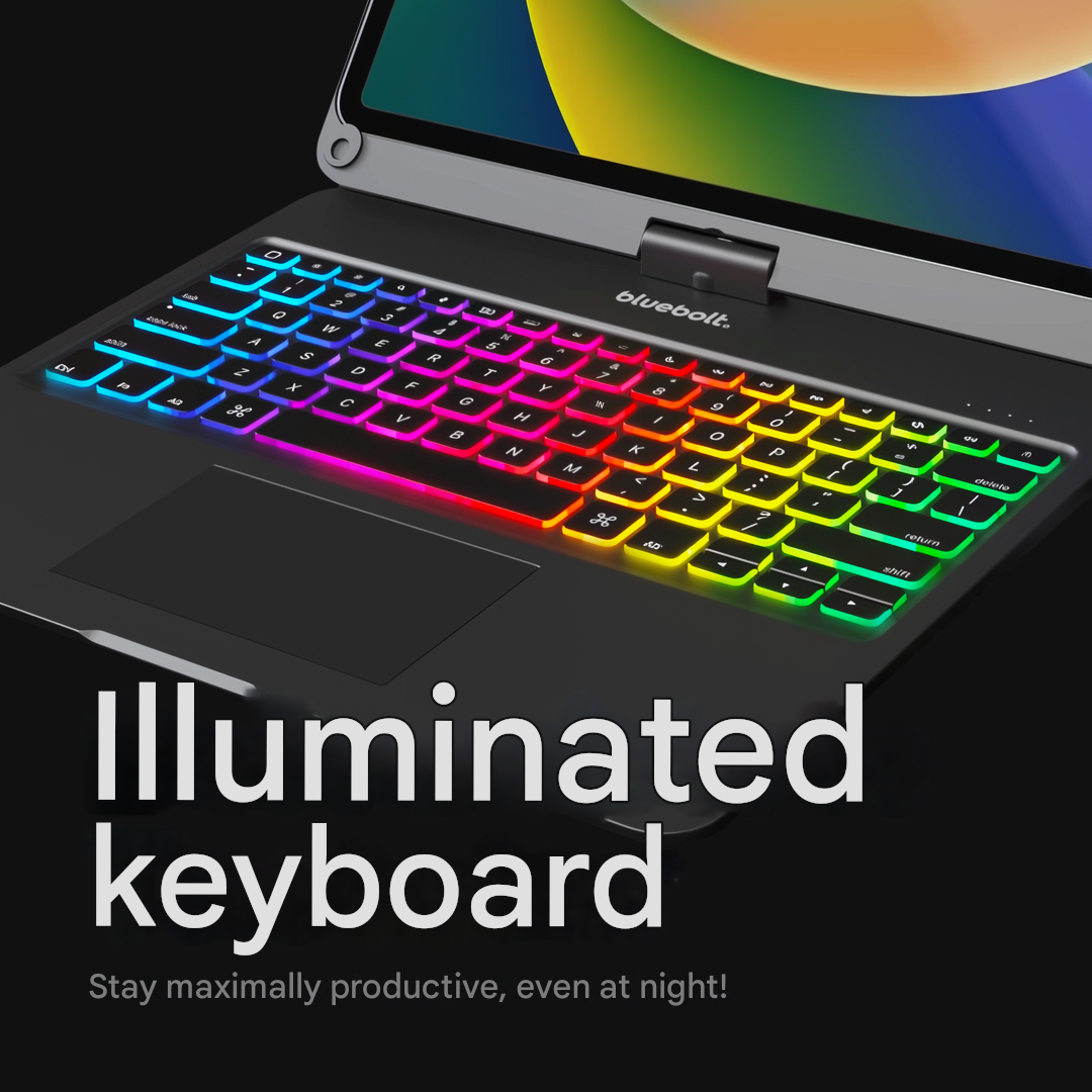 Wireless 360° Rotating Keyboard Case