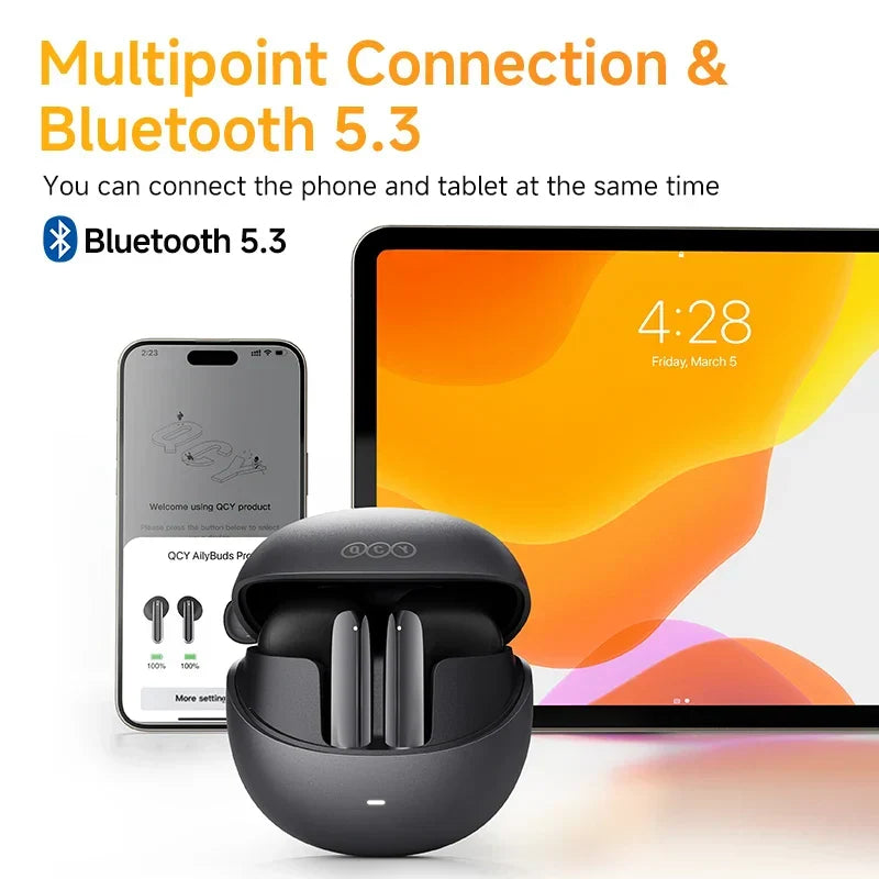 Wireless ANC Earbuds with Adaptive Sound, LDAC and 28-Hour Playtime