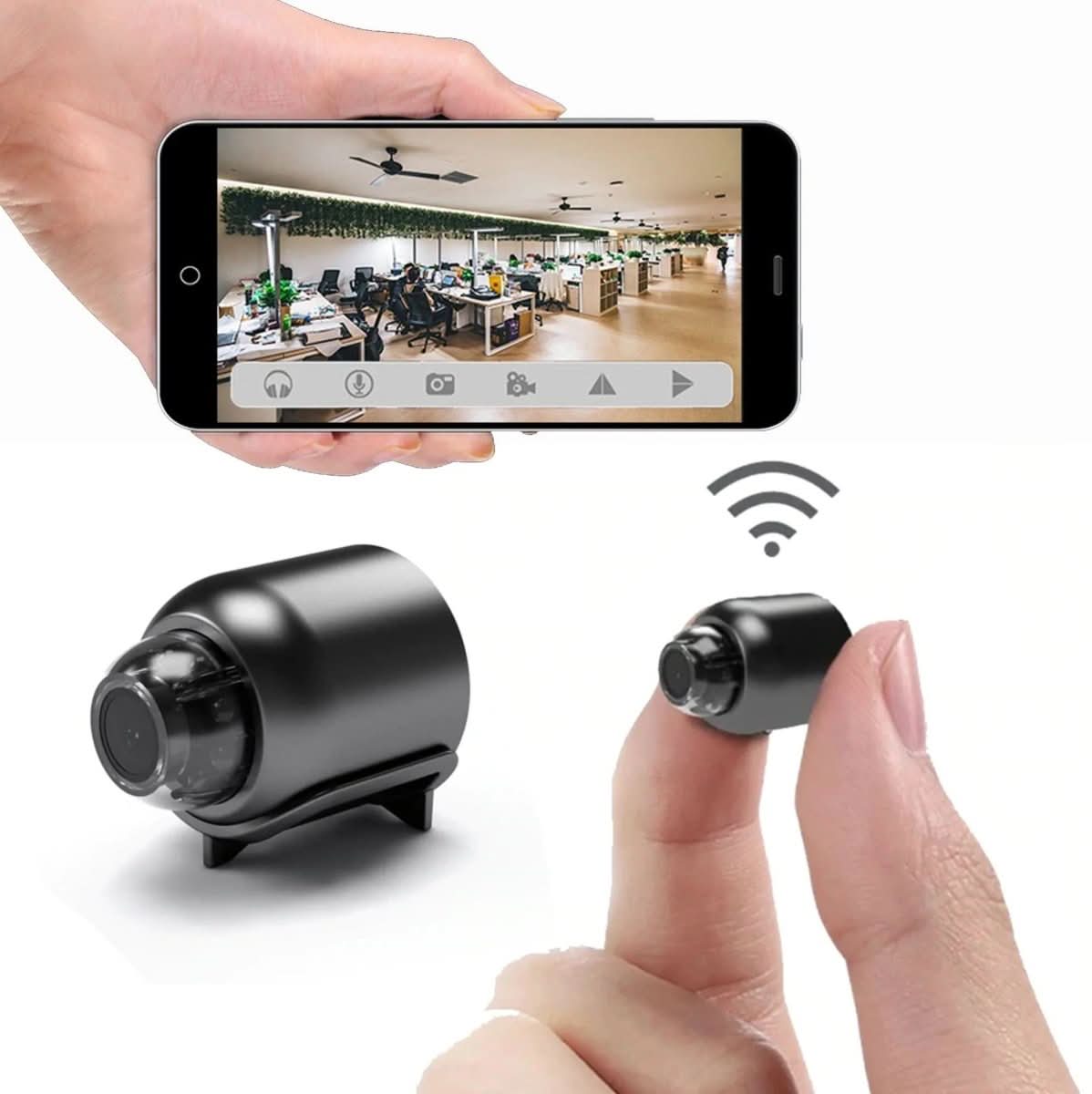 Wireless Camera with Night Vision for Discreet Surveillance