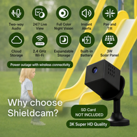 Wireless Security Camera with Solar & Battery Power and Colour Night Vision