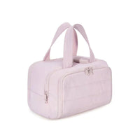 Women's 4-in-1 Puffy Toiletry Bag – Large Travel Makeup and Skincare Organizer