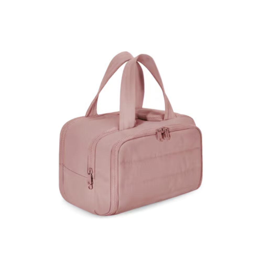 Women's 4-in-1 Puffy Toiletry Bag – Large Travel Makeup and Skincare Organizer