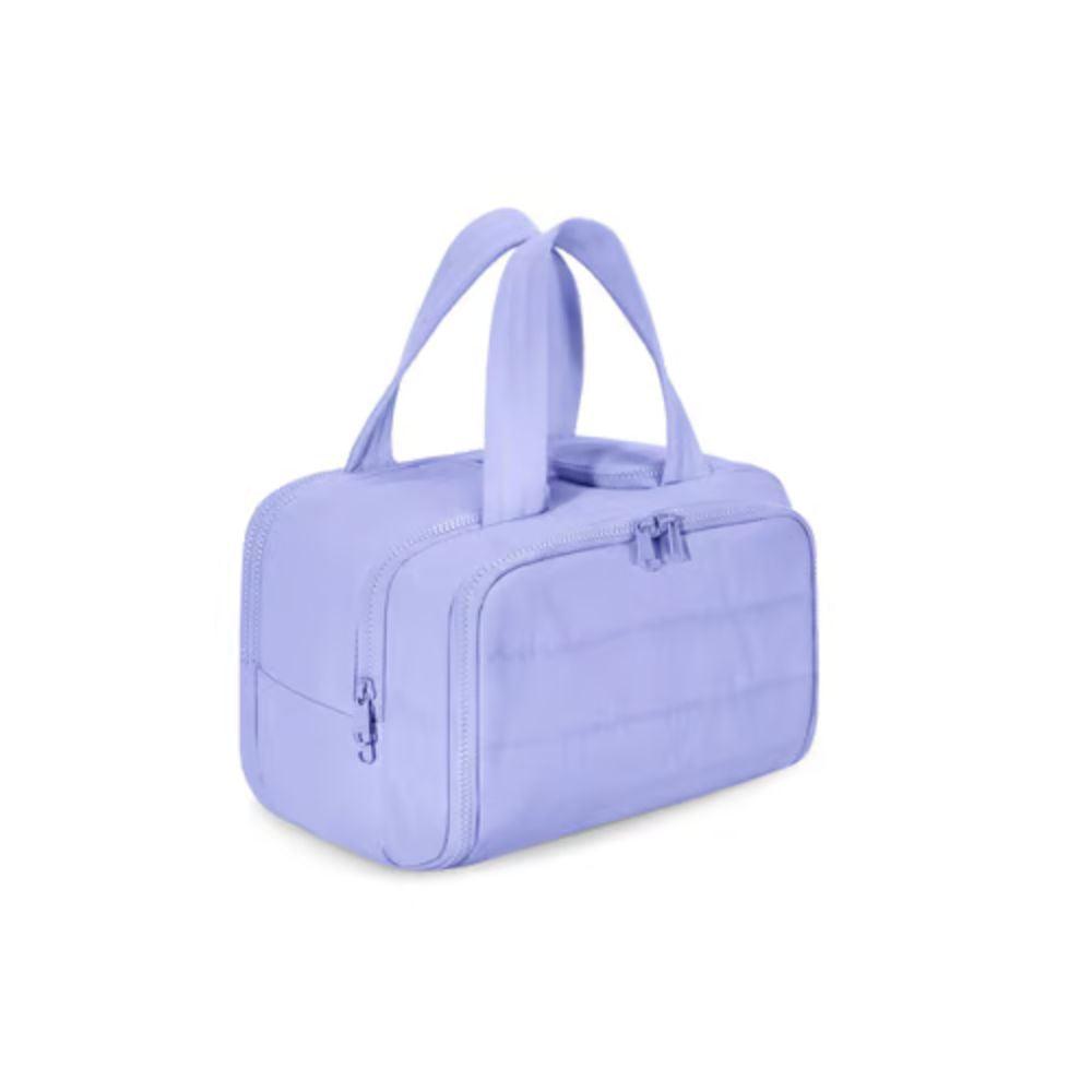 Women's 4-in-1 Puffy Toiletry Bag – Large Travel Makeup and Skincare Organizer