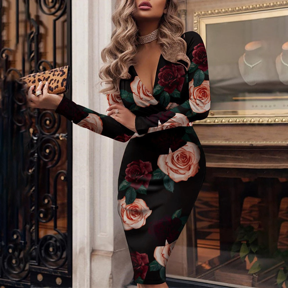 Women's Autumn Bodycon Dress
