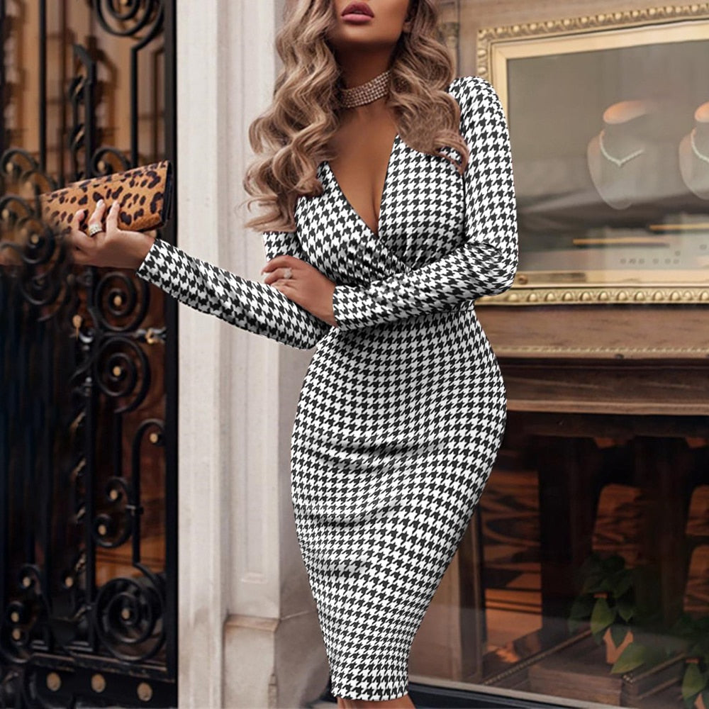Women's Autumn Bodycon Dress