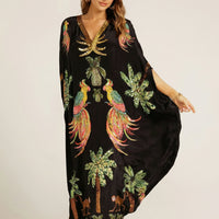 Women's Breezy Ankle-Length Kaftan – Chic Summer Comfort