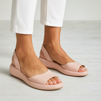 Women's Casual Open-Toe Slingback Flat Sandals