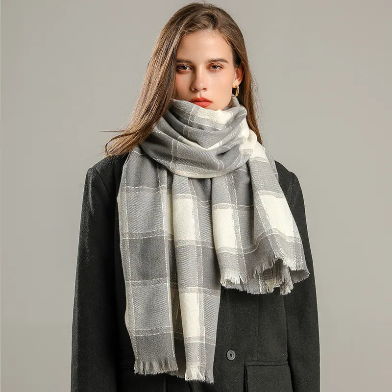 Women's Checked Scarf