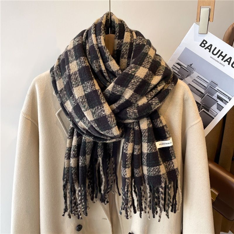 Women's Checked Scarf