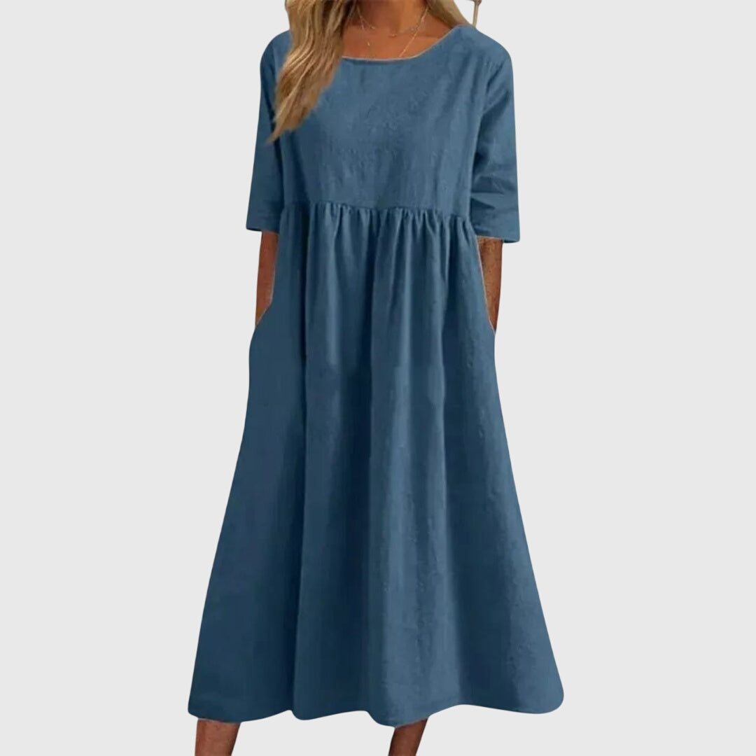 Women's Chic Short-Sleeve Dress