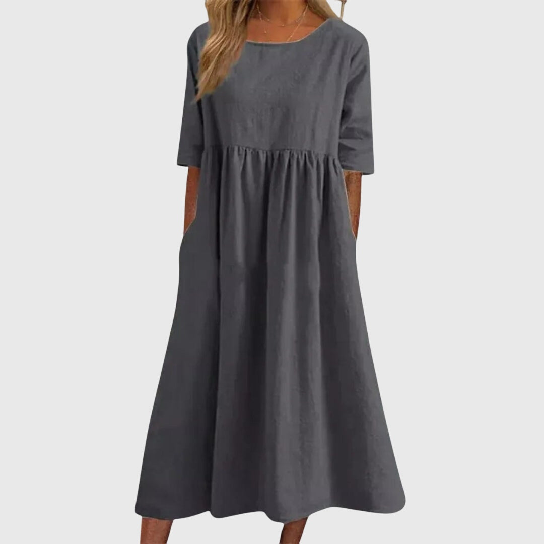Women's Chic Short-Sleeve Dress
