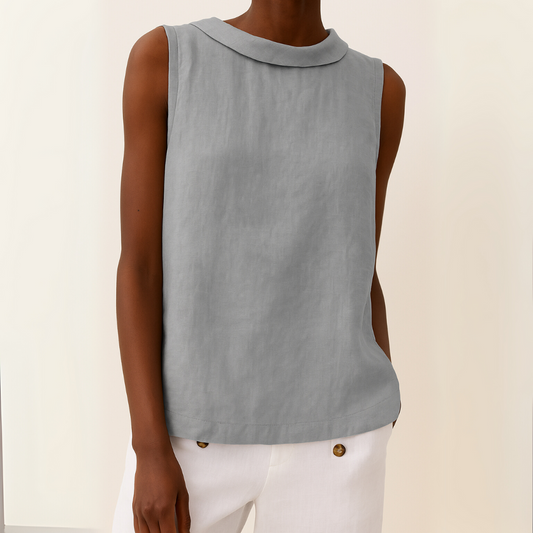 Women's Collared Relaxed-Fit Top