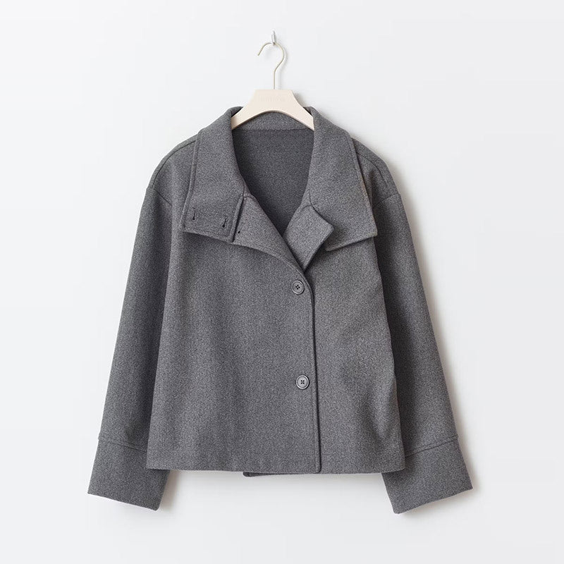 Women's Double-Breasted Coat - Stylish & Comfortable