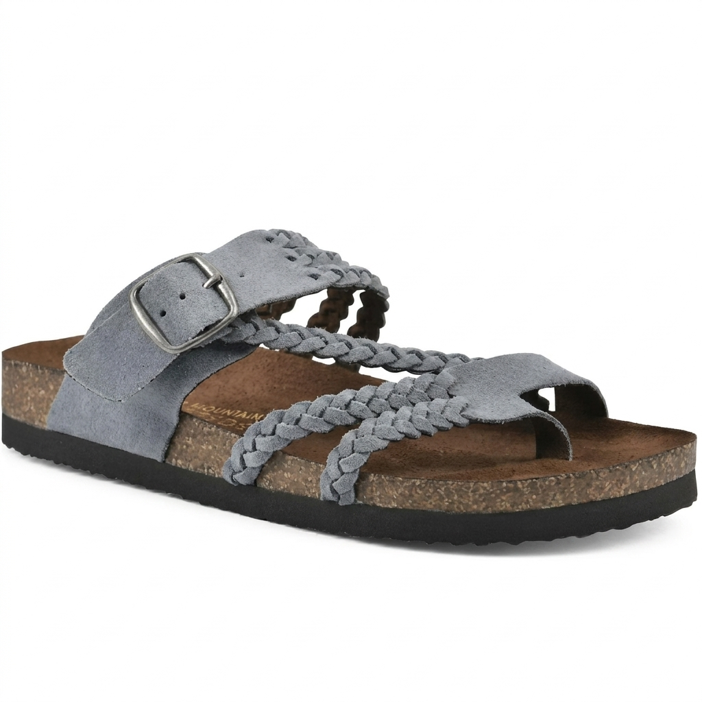 Women's Elegant European-Style Flat Sandals with Braided Straps