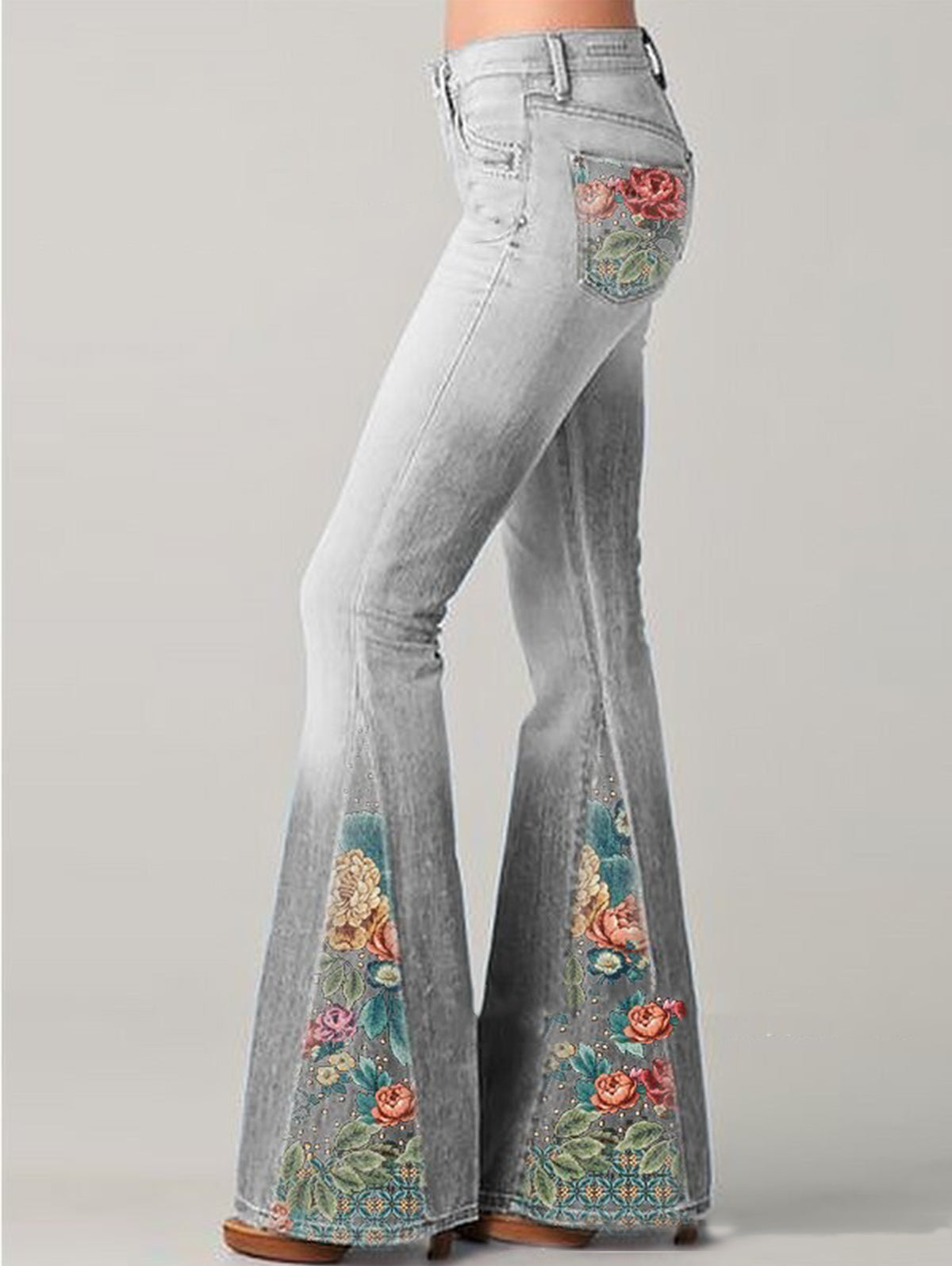 Women's Flared Jeans - Luna