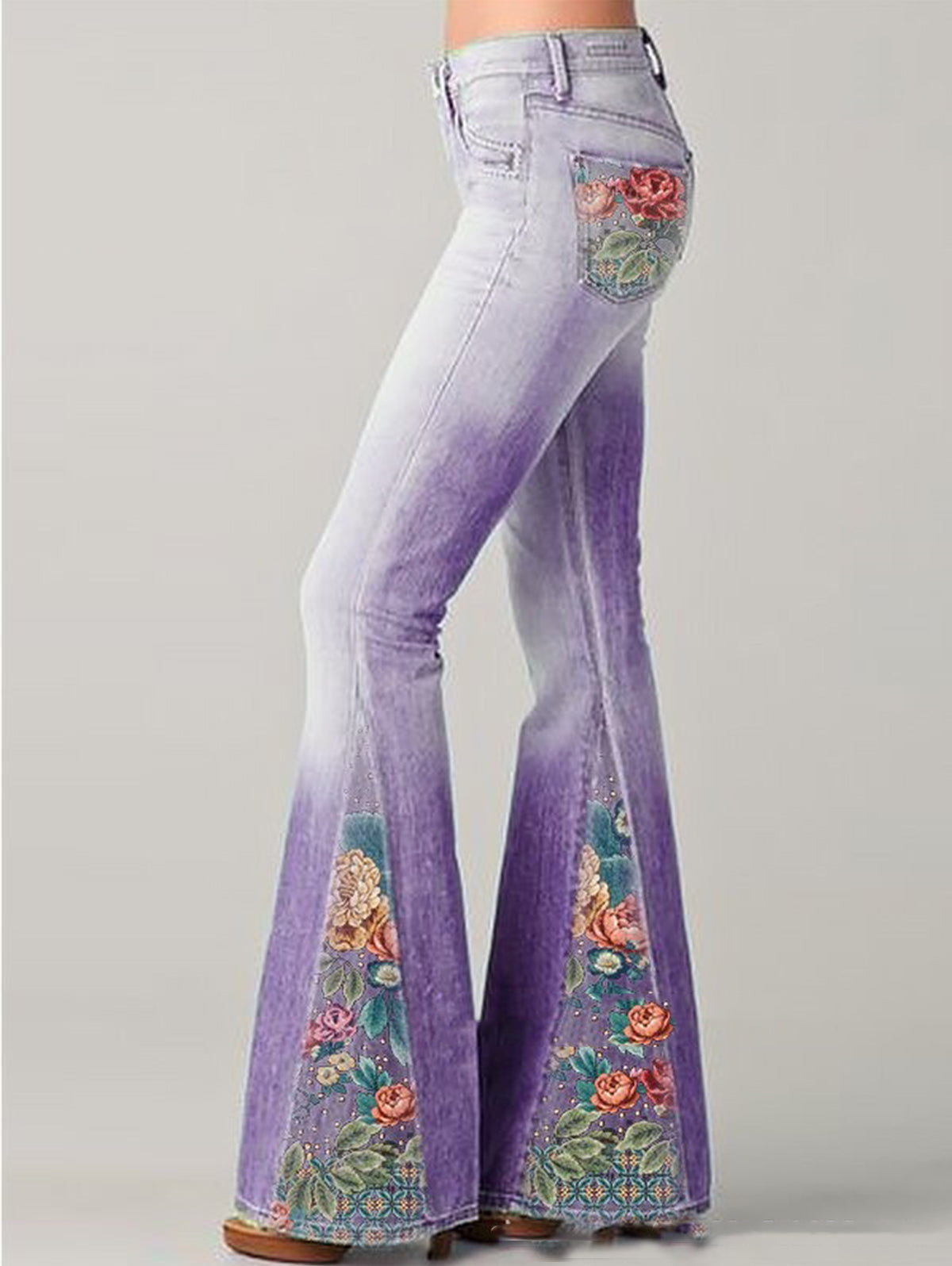 Women's Flared Jeans - Luna