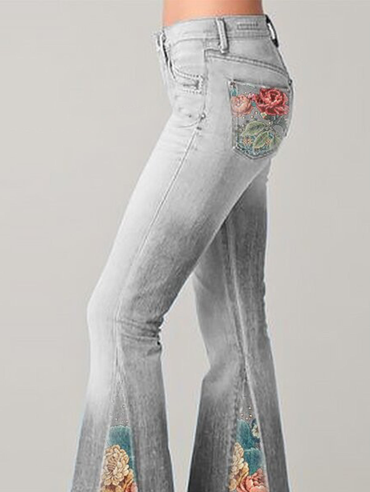 Women's Flared Jeans - Luna