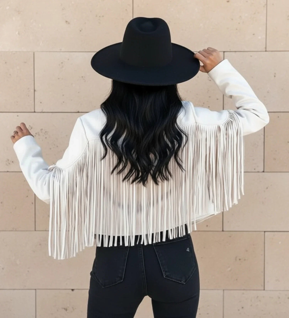 Women's Fringe Moto Jacket