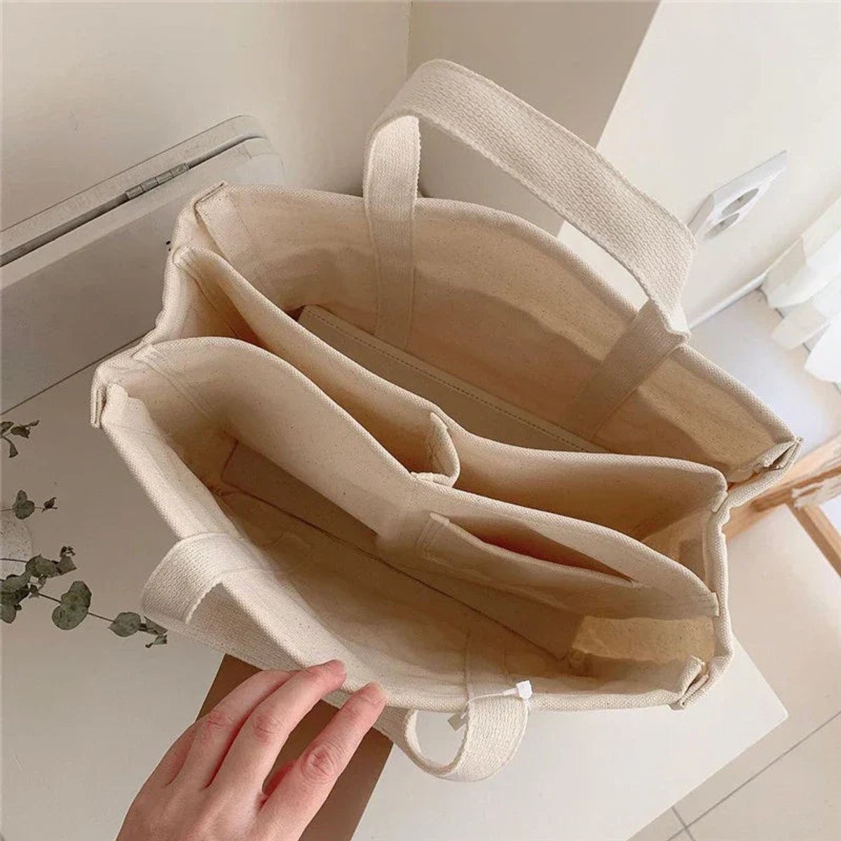 Women's Large-Capacity Multi-Pocket Crossbody Tote Bag