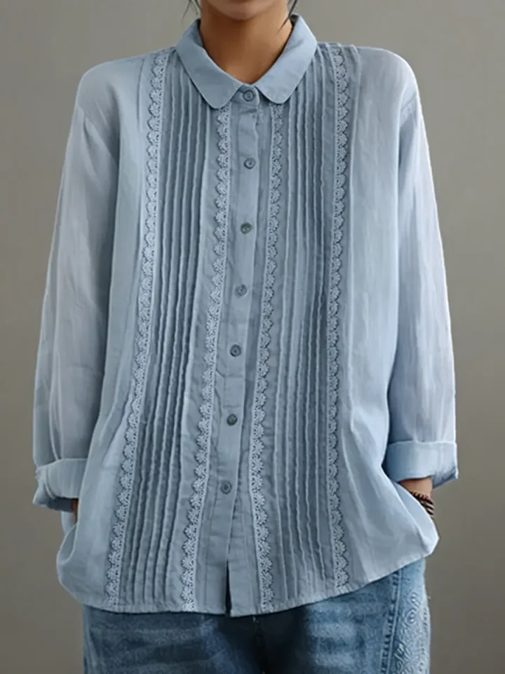 Women's Long-Sleeve Button-Down Shirt