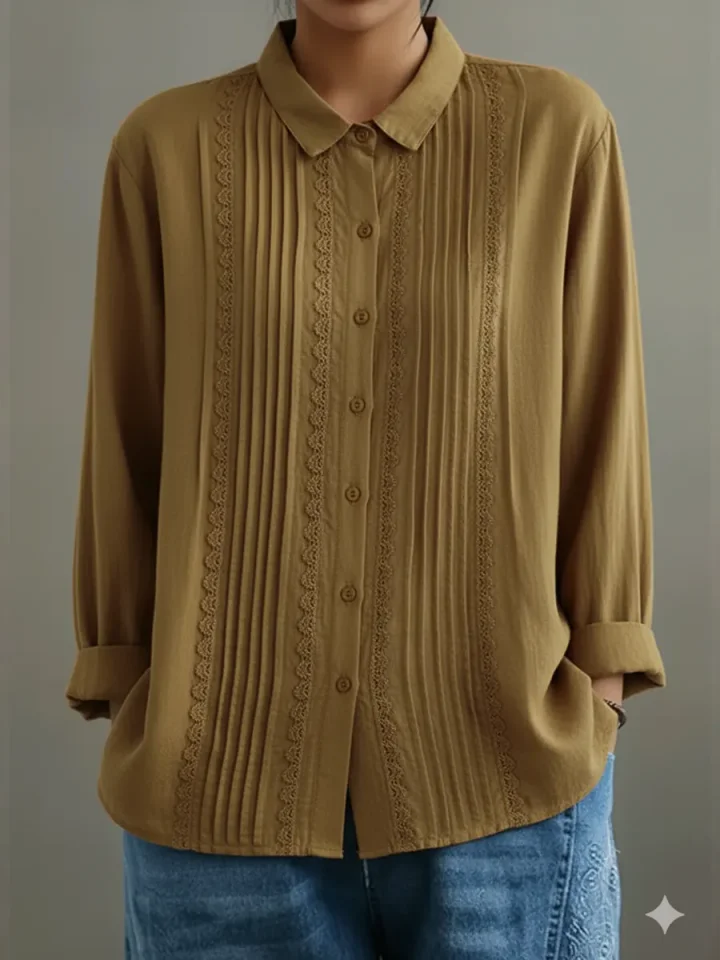 Women's Long-Sleeve Button-Down Shirt