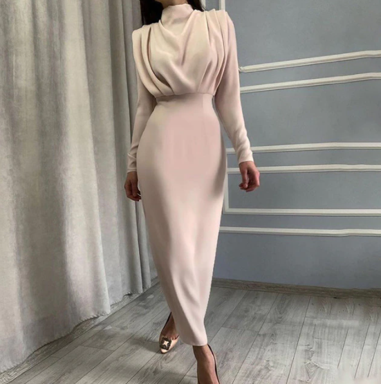 Women's Long-Sleeved Dress - Stylish & Comfortable for All Seasons