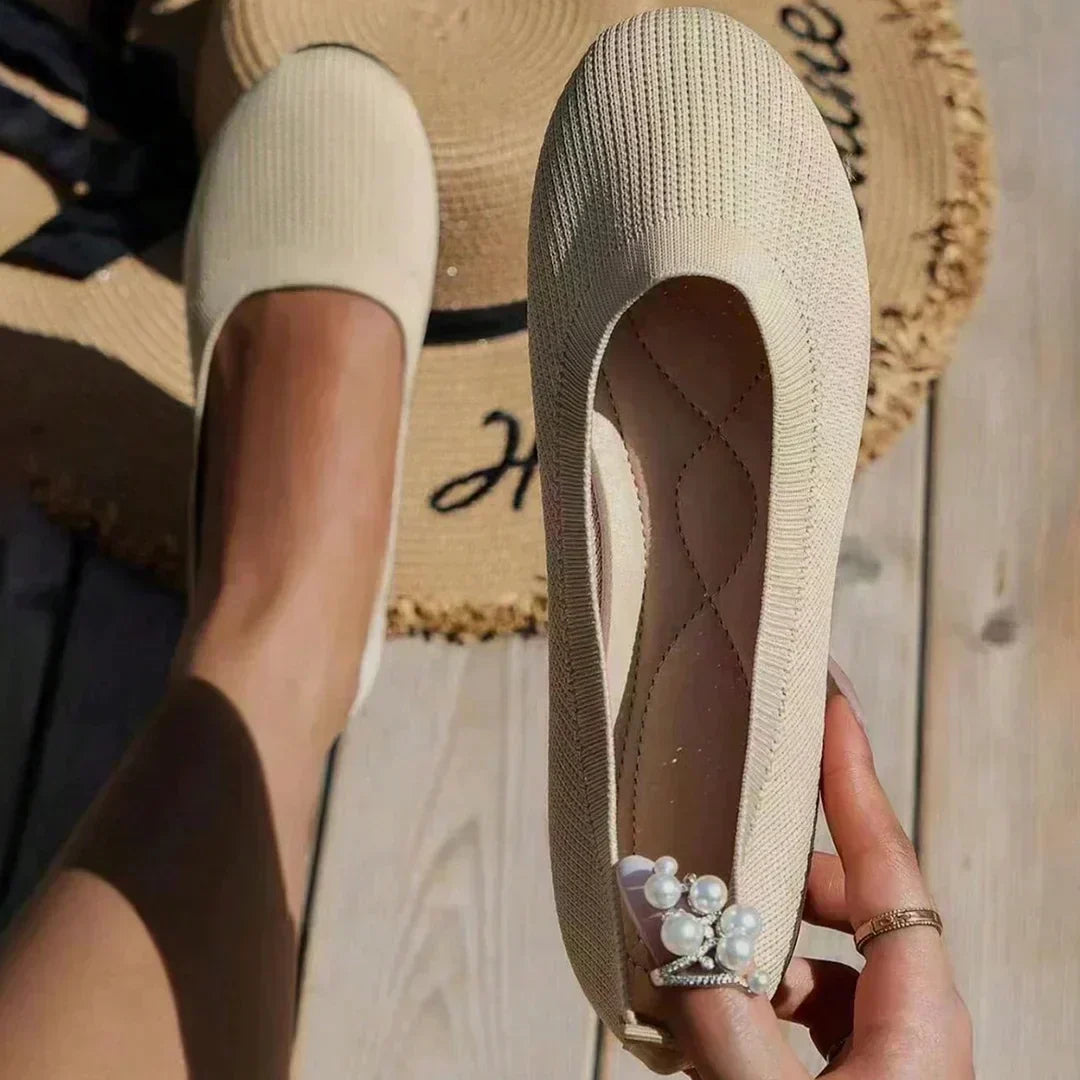 Women's Orthopedic Ballet Flats with Comfort Sole & Classic Design