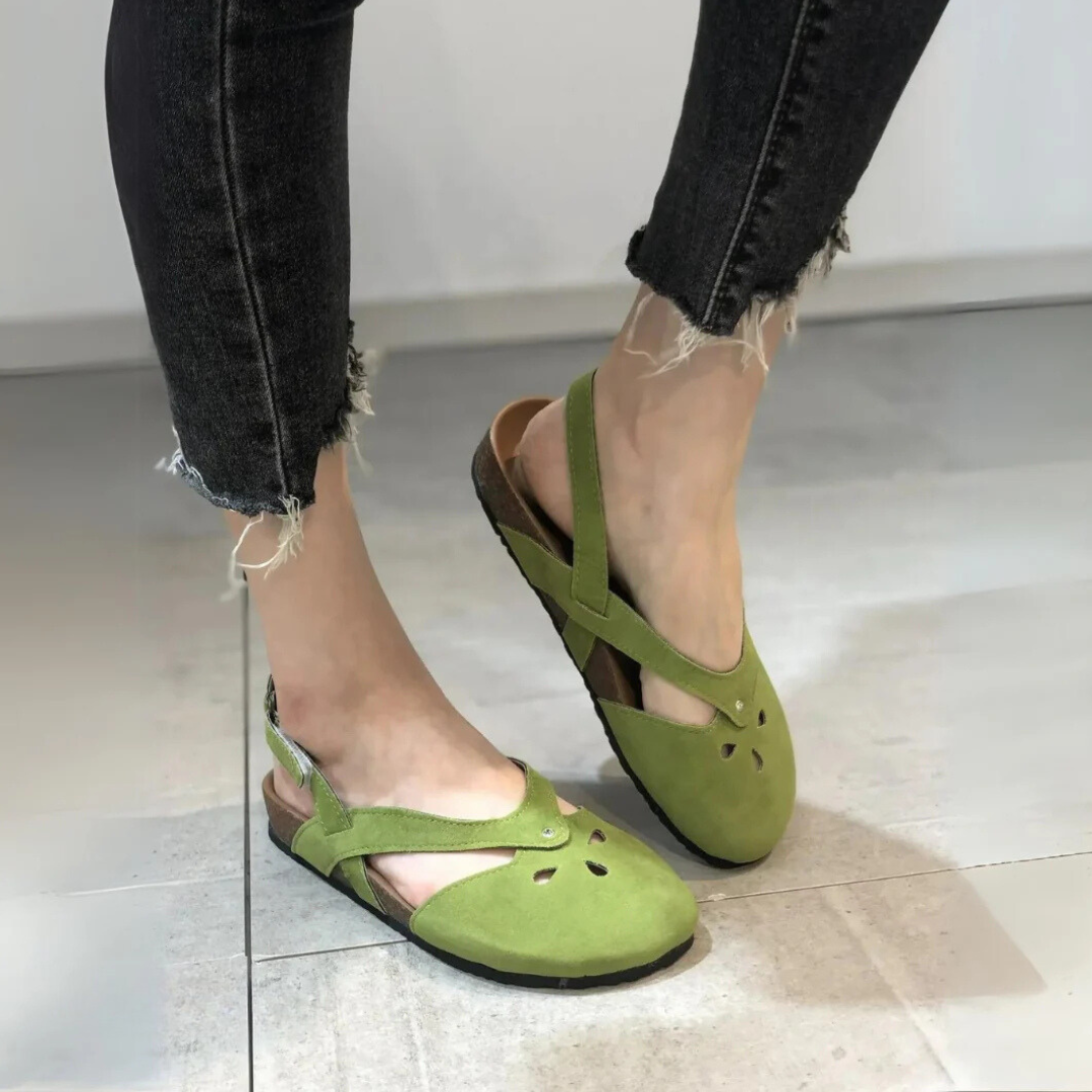 Women's Orthopedic Cross-Strap Slingback Sandals