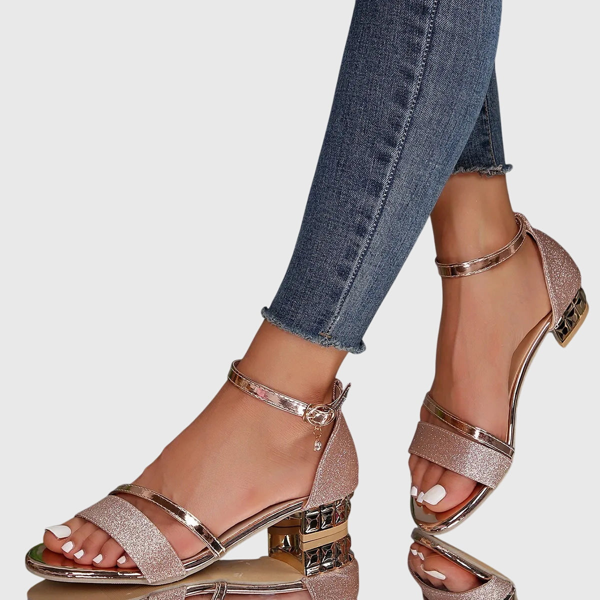 Women's Orthopedic Heeled Sandals for All-Day Comfort