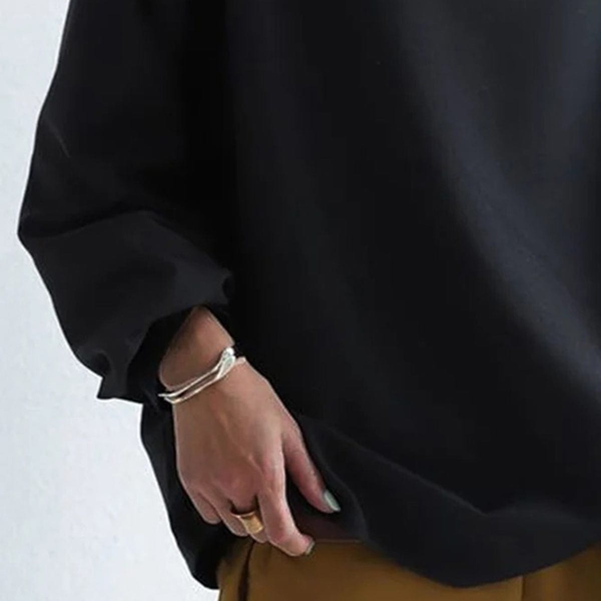 Women's Oversized Funnel Neck Top