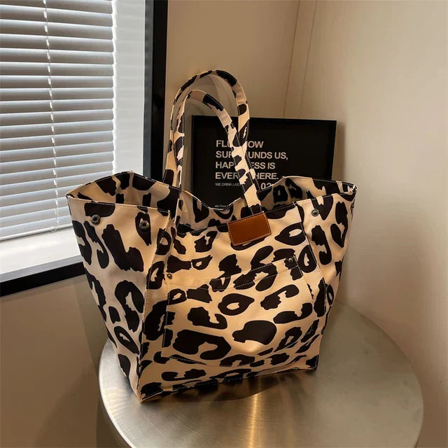 Women's Oversized Tote Bag - Spacious Everyday Panther Bag
