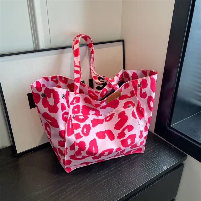 Women's Oversized Tote Bag - Spacious Everyday Panther Bag