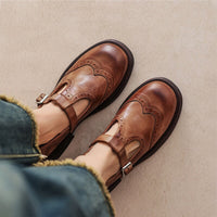 Women's Platform T-Bar Mary Jane Shoes