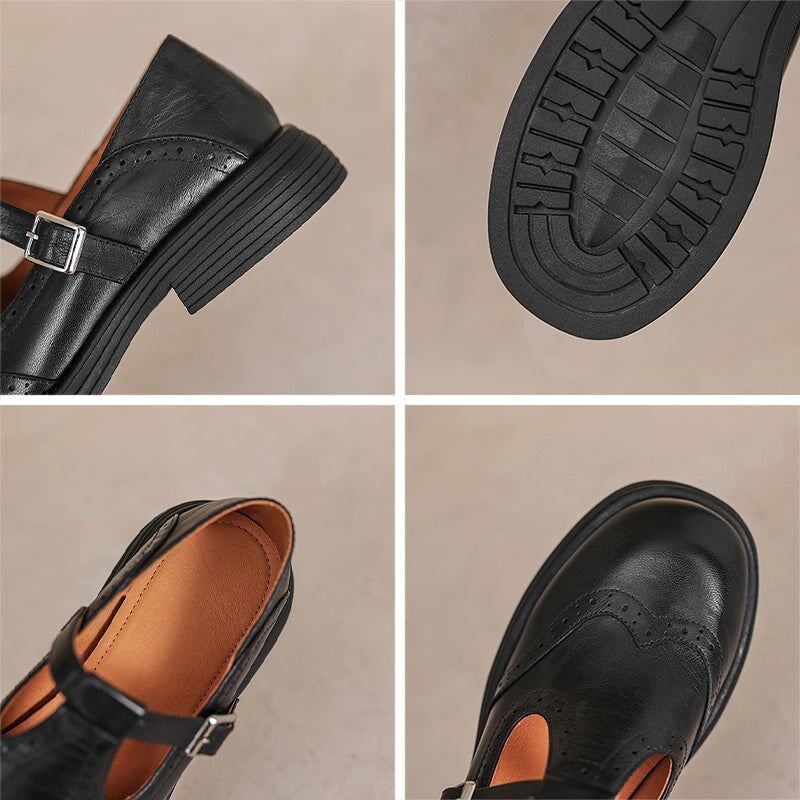 Women's Platform T-Bar Mary Jane Shoes