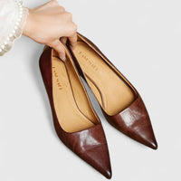Women's Pointed Toe Kitten Heel Dress Shoes