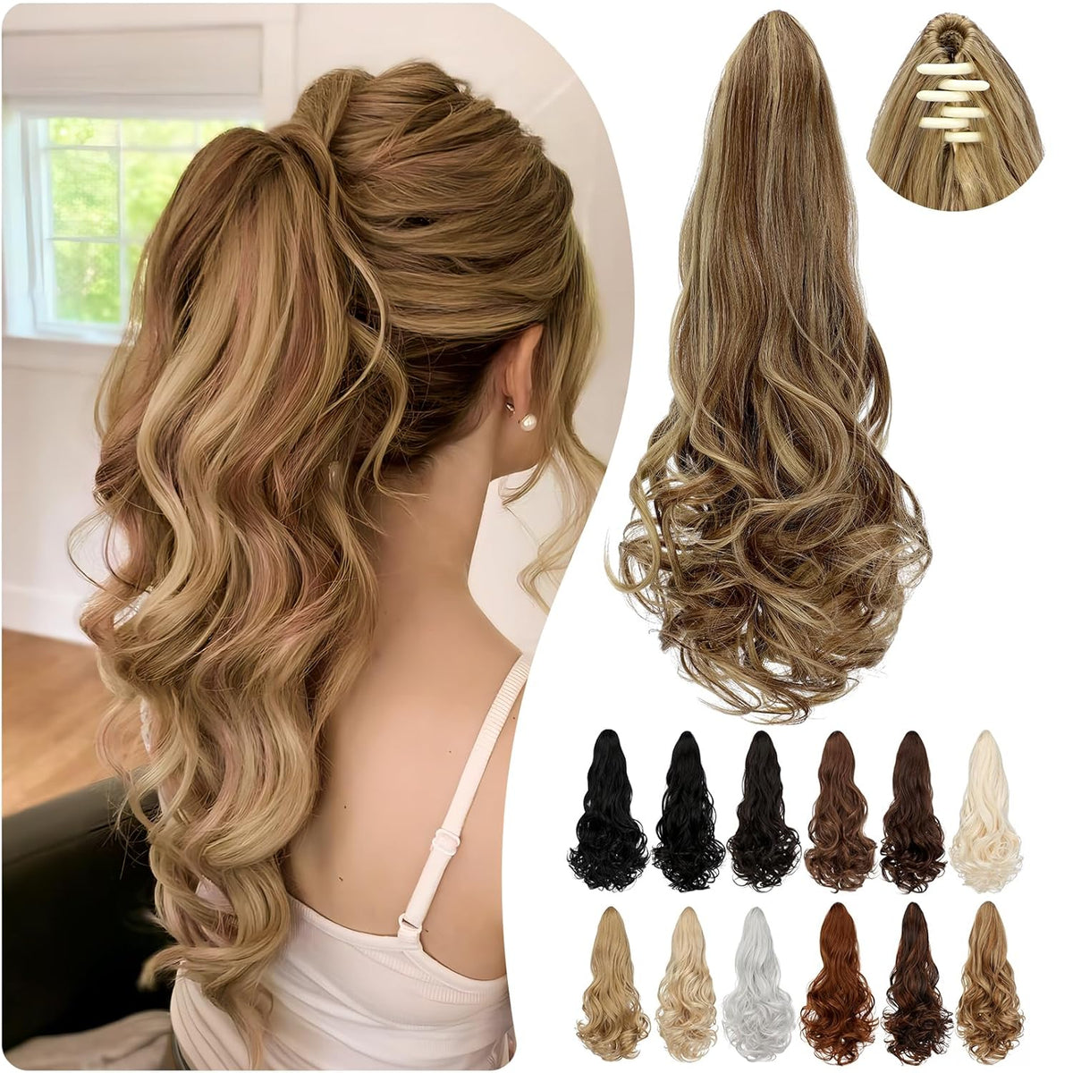 Women's Ponytail Hair Extension 55 cm – Instant Volume