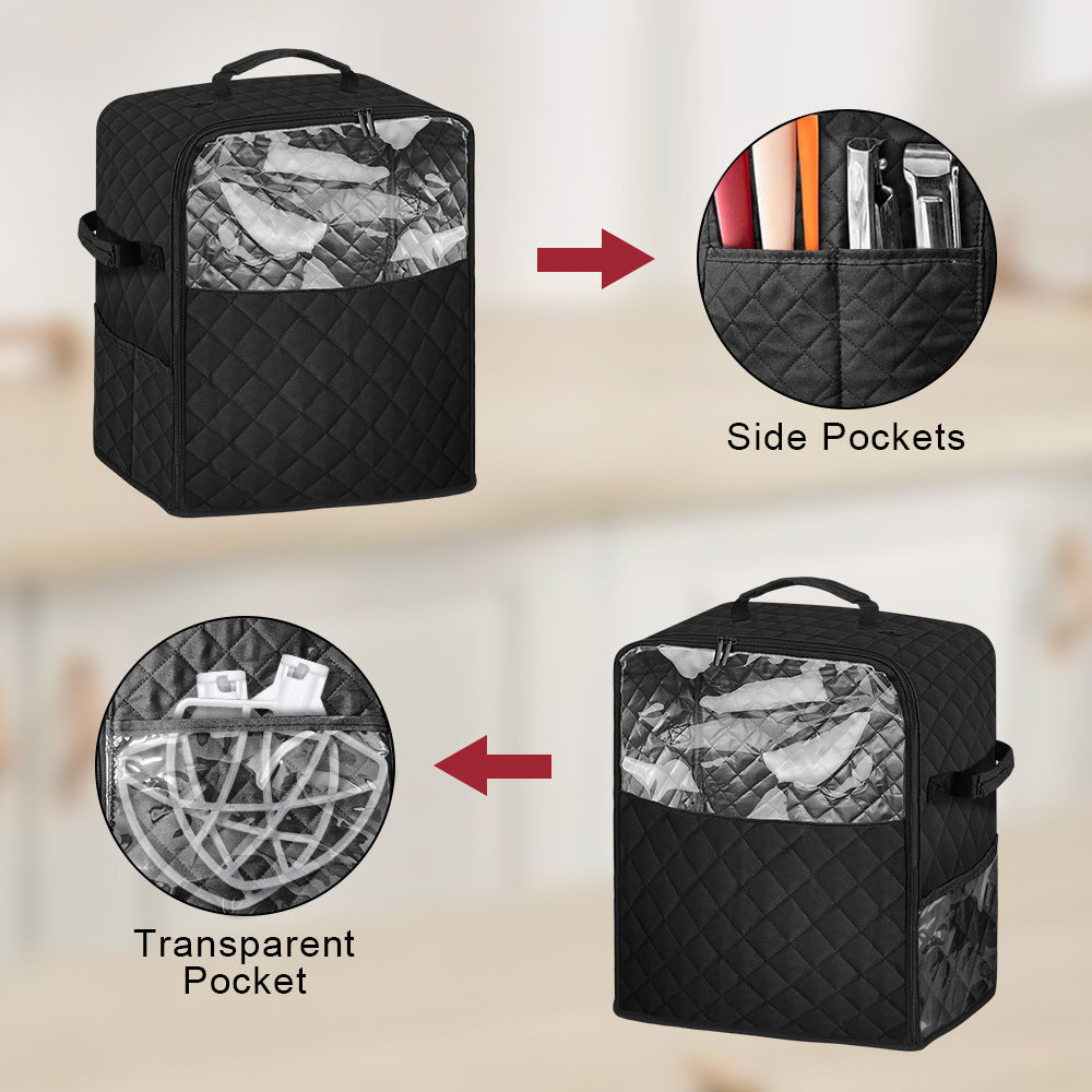 Women's Shoe Carrying Bag with Transparent Window and Padded Interior