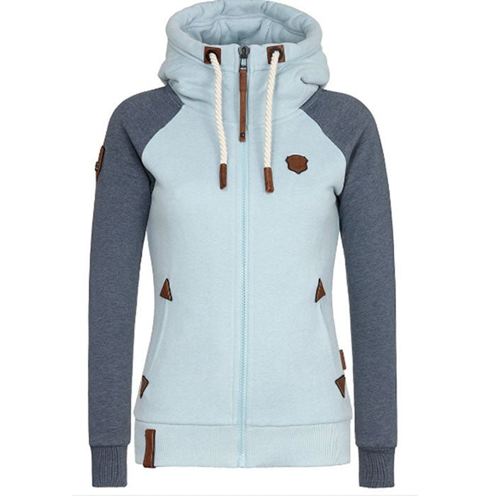 Women's Slim Fit Zip-Up Hoodie