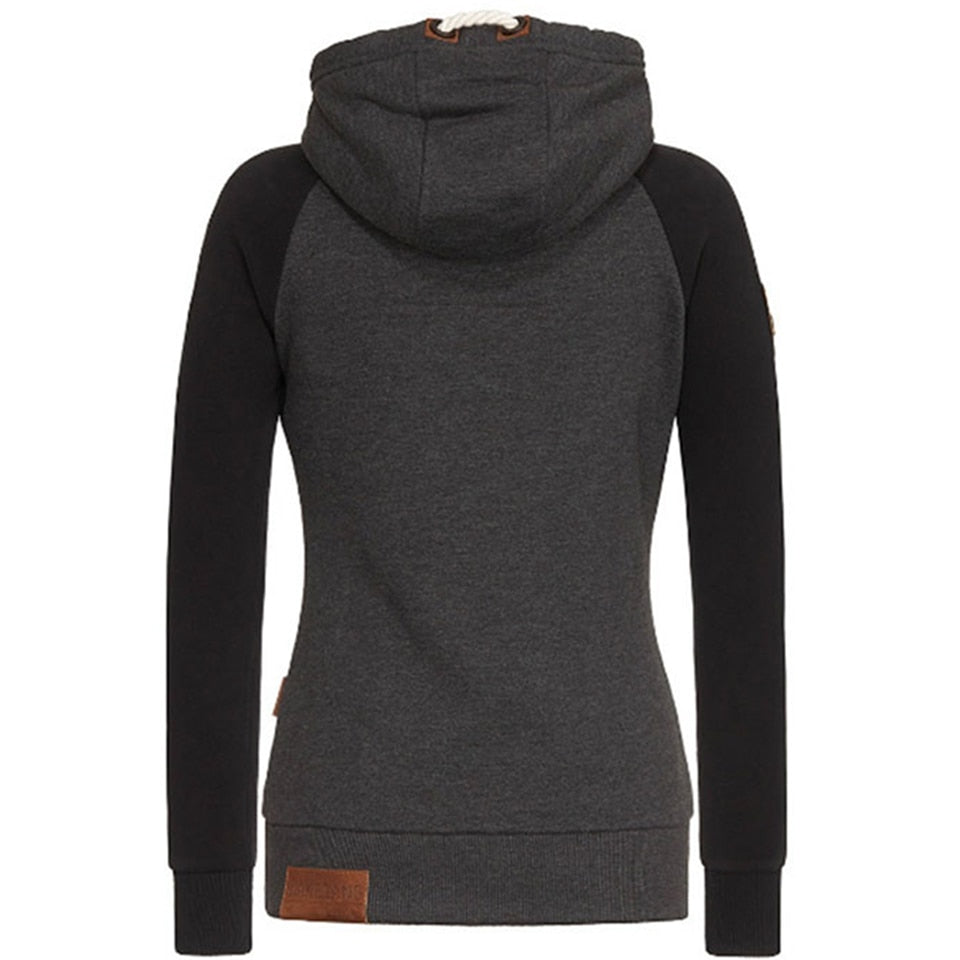 Women's Slim Fit Zip-Up Hoodie