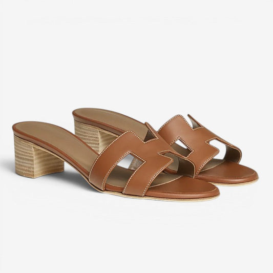 Women's Slip-On Block Heel Sandals