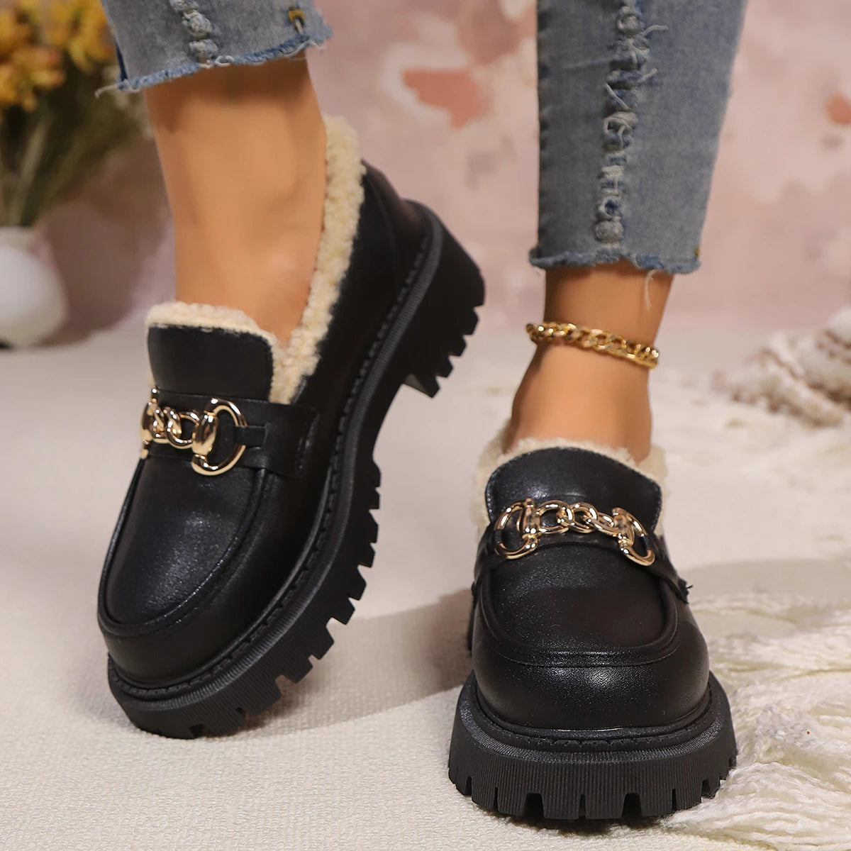 Women's Slip-On Chunky Loafers