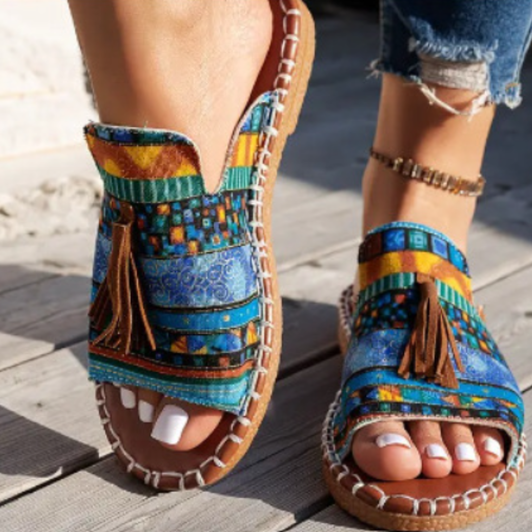 Women's Slip-On Orthopedic Sandals with Cushioned Sole
