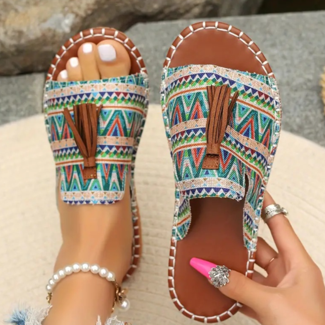 Women's Slip-On Orthopedic Sandals with Cushioned Sole