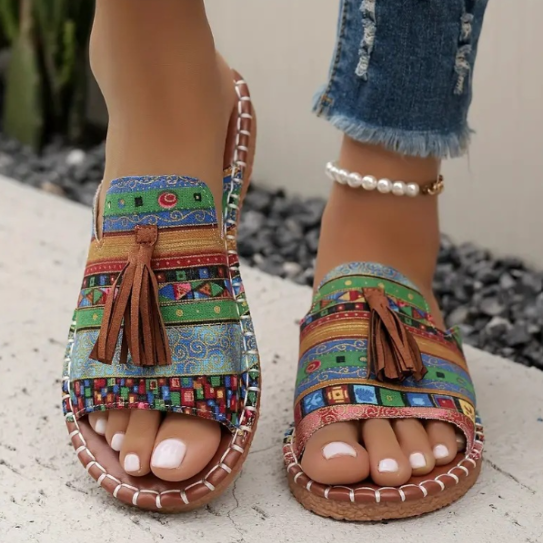 Women's Slip-On Orthopedic Sandals with Cushioned Sole
