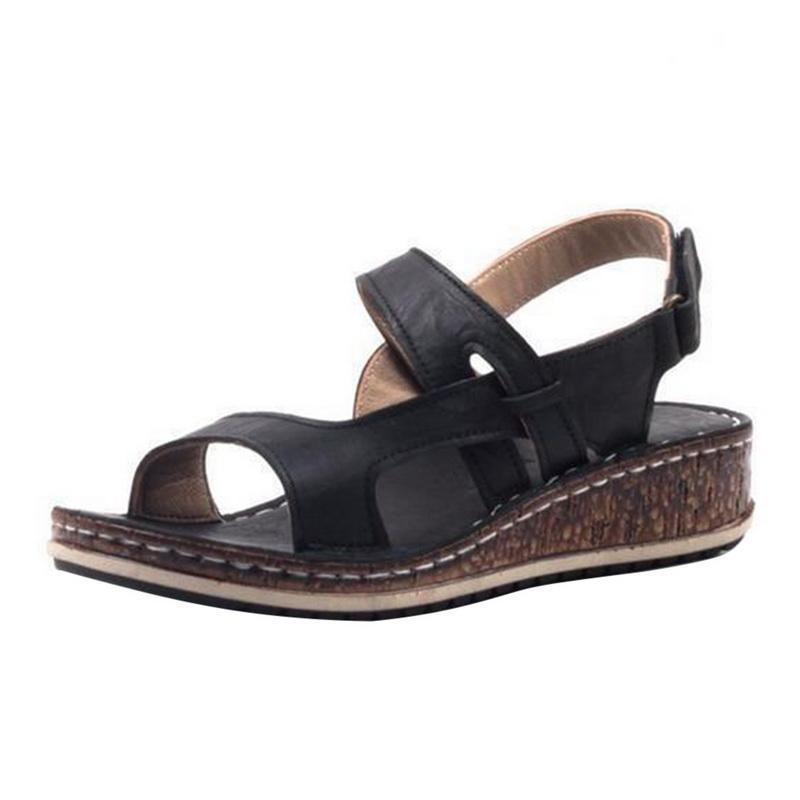 Women's Strappy Wedge Sandals for Summer