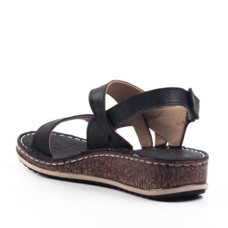 Women's Strappy Wedge Sandals for Summer