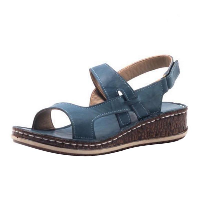 Women's Strappy Wedge Sandals for Summer